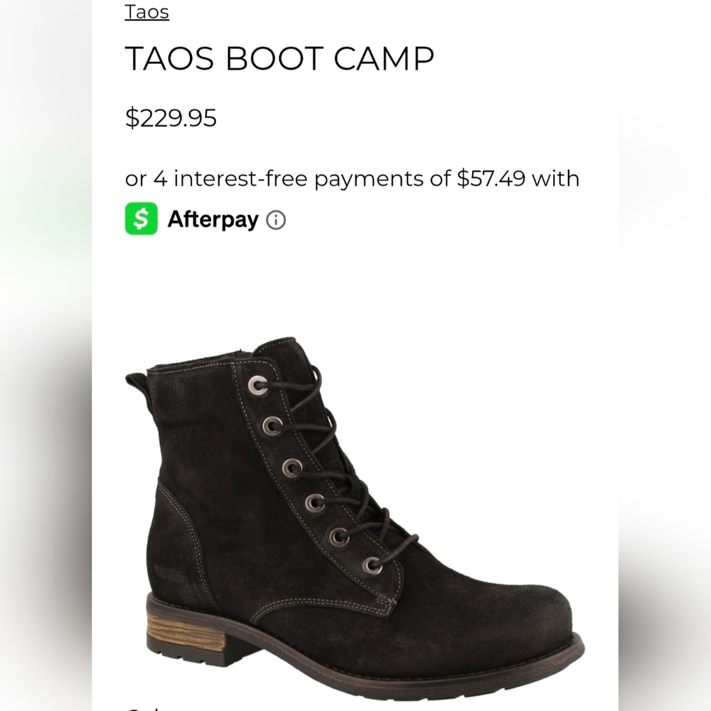 Taos Footwear Women's Combat Boots - Deep Red - Picture 15 of 16